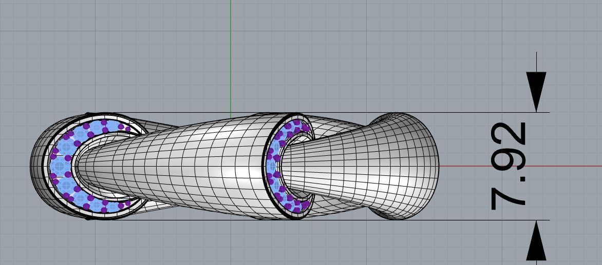 Vhernier Ring  3D print model_5