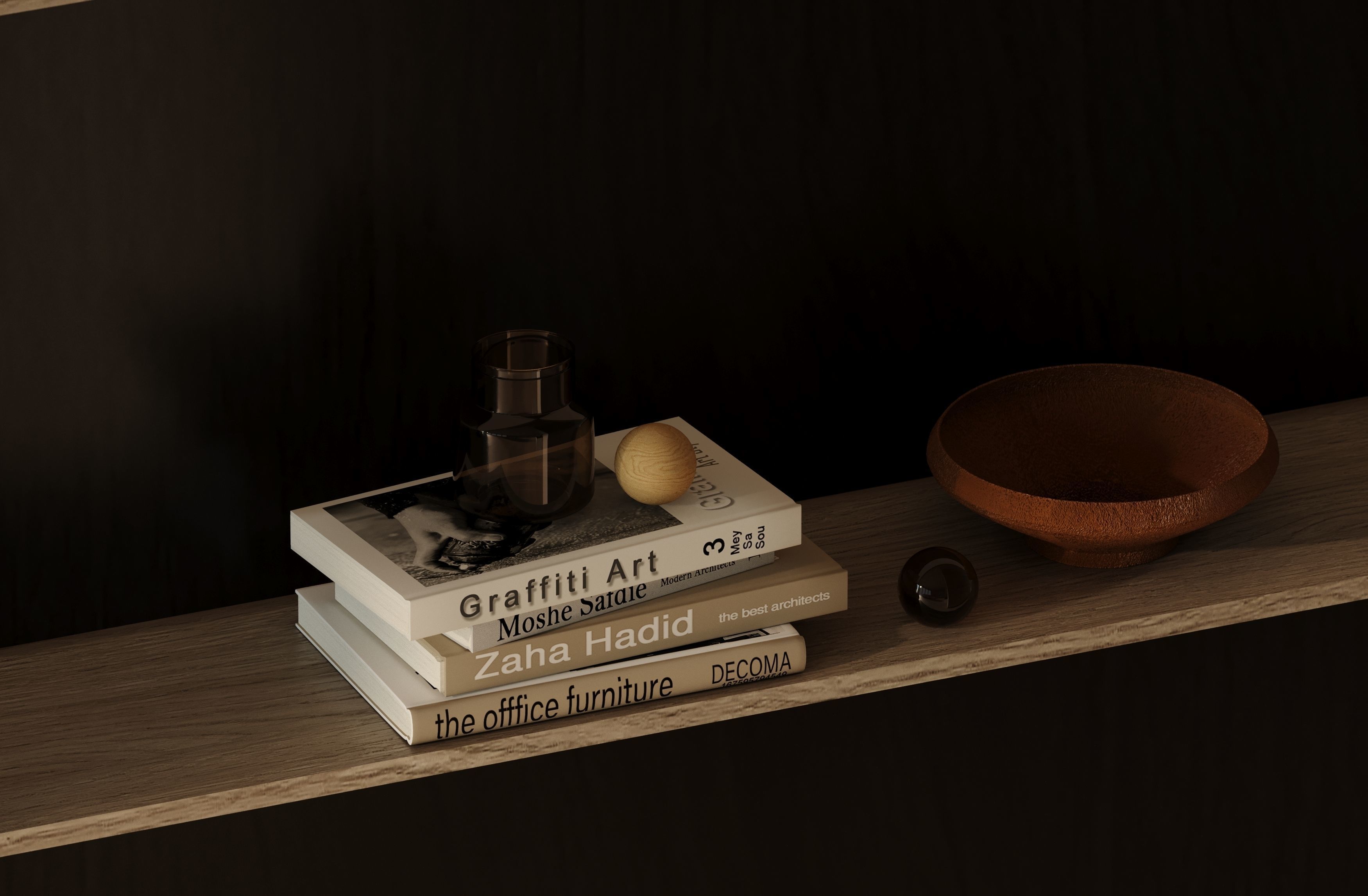 PANORAMA LIVING ROOM - Interior scene - 3d model 3D model_13