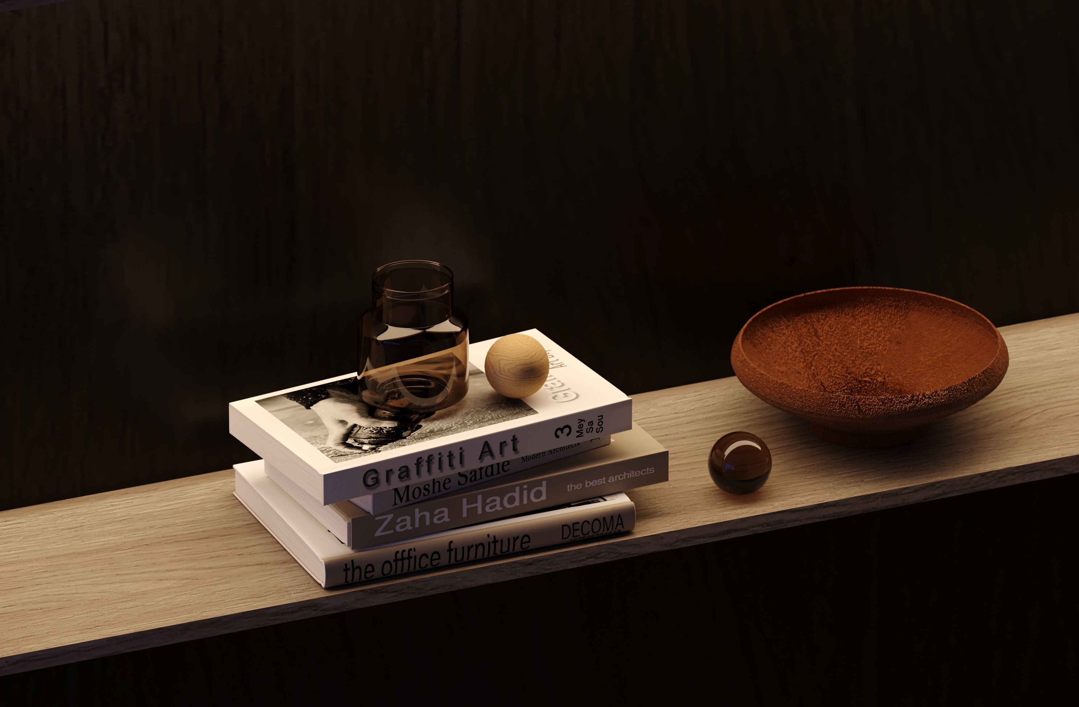 PANORAMA LIVING ROOM - Interior scene - 3d model 3D model_15