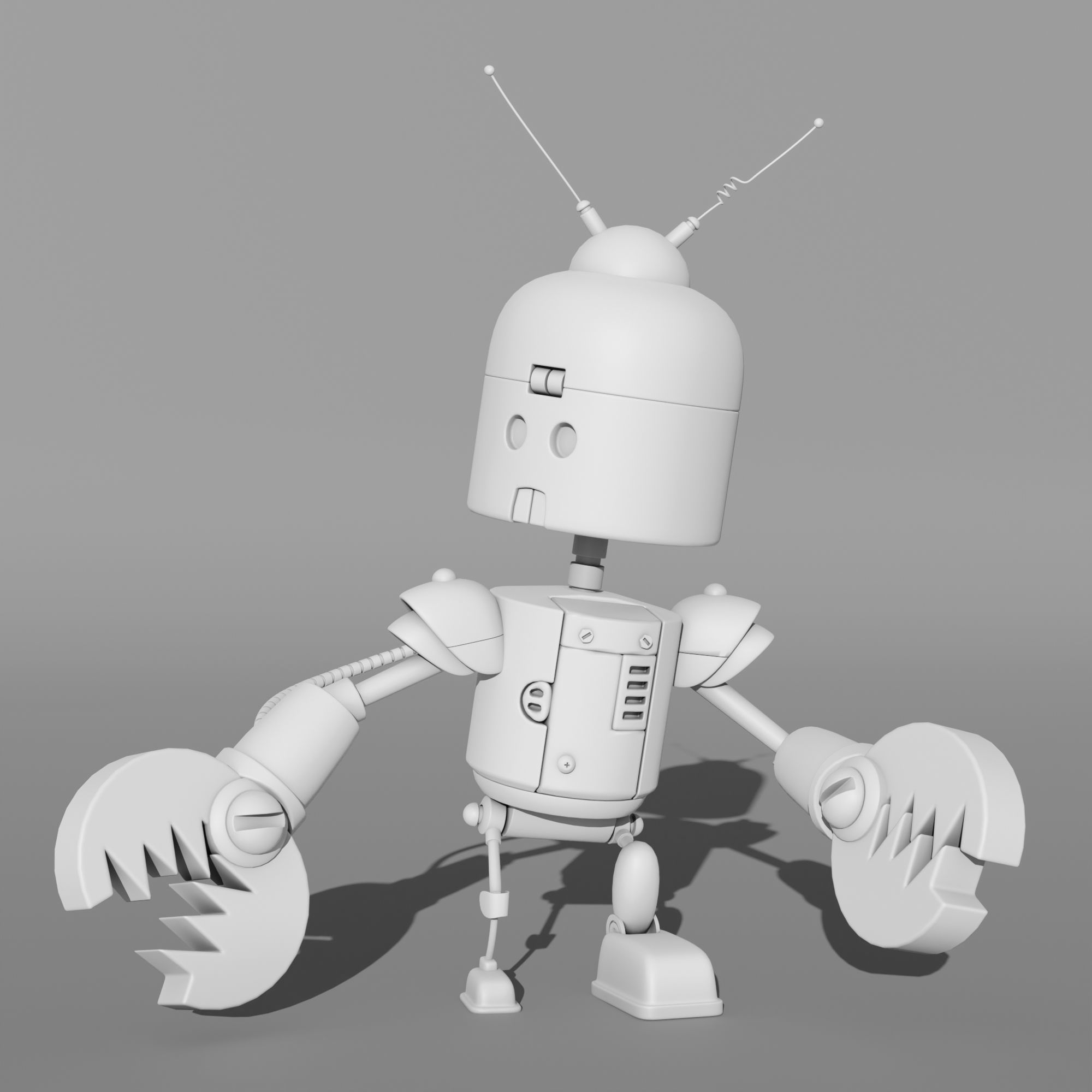 Realistic Robot - 4K Texture 3D model_3