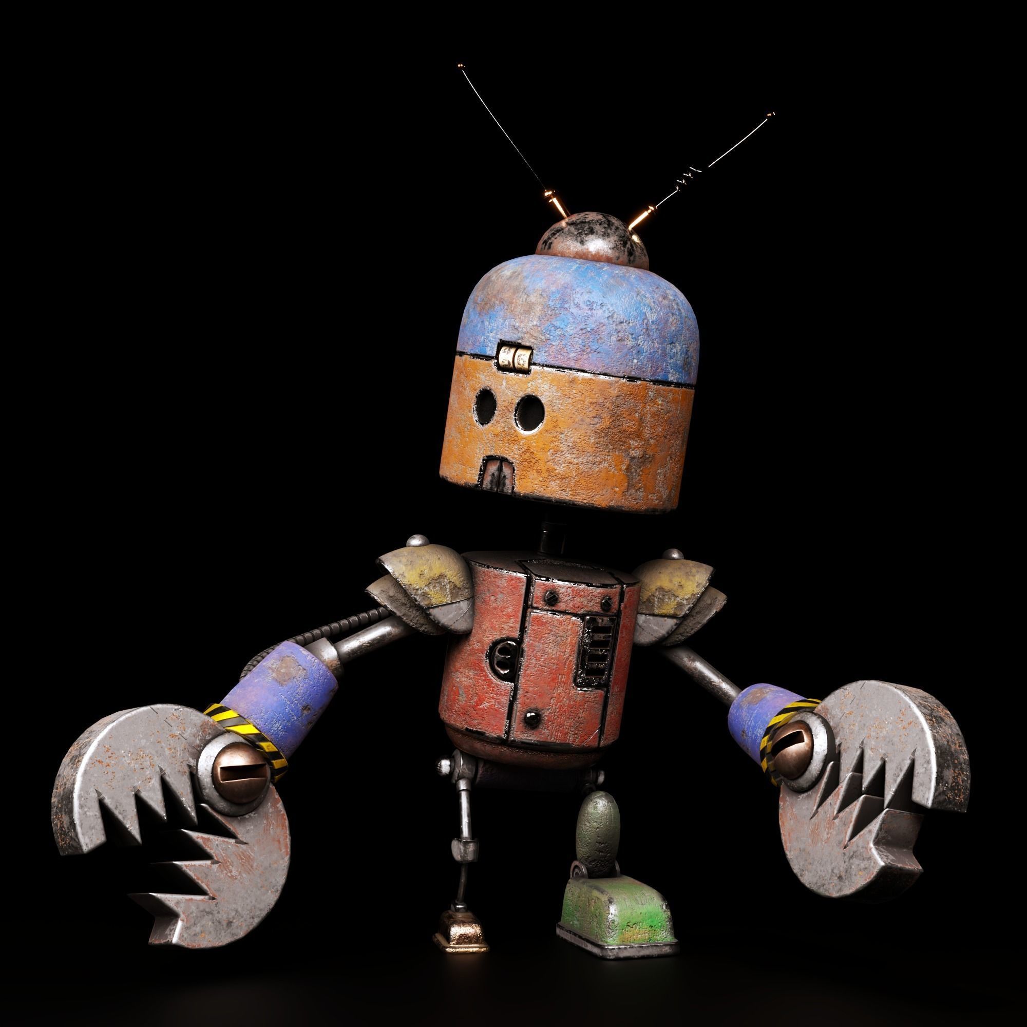 Realistic Robot - 4K Texture 3D model_1