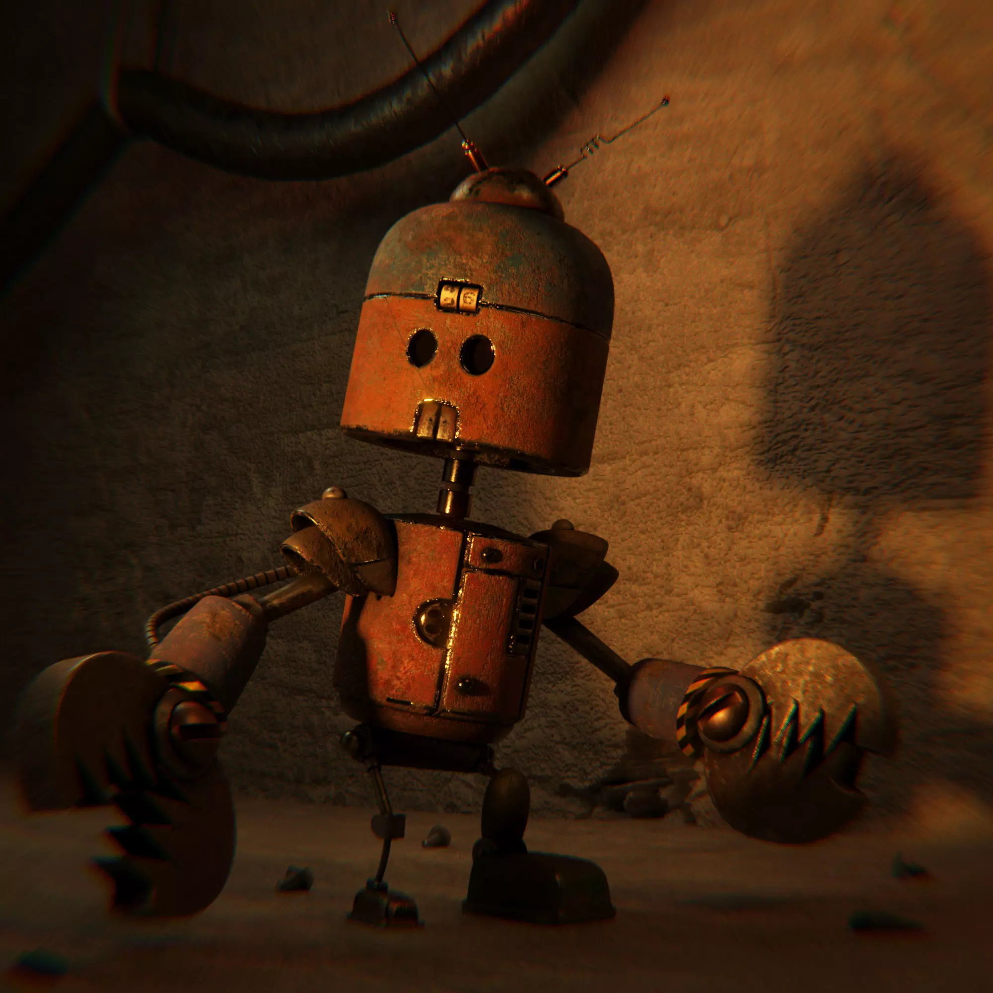 Realistic Robot - 4K Texture 3D model_0