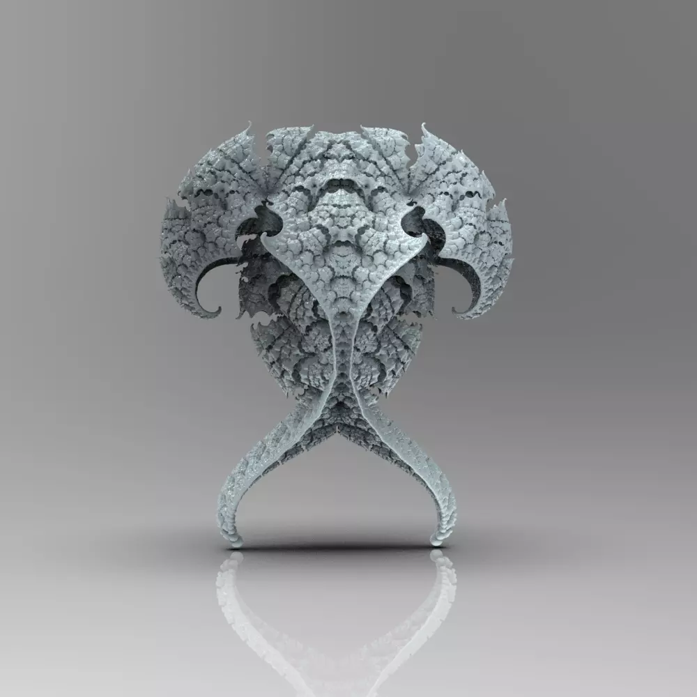 Fractal Kleinian - 2Fold Symmetry 3D model