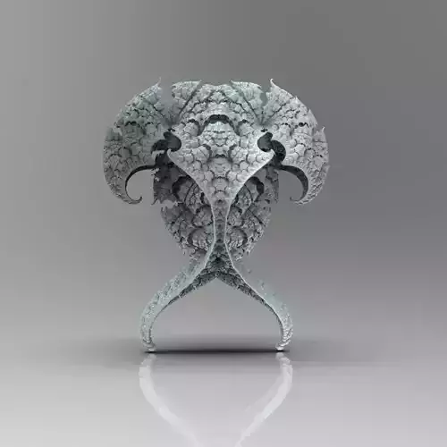 Fractal Kleinian - 2Fold Symmetry 3D model