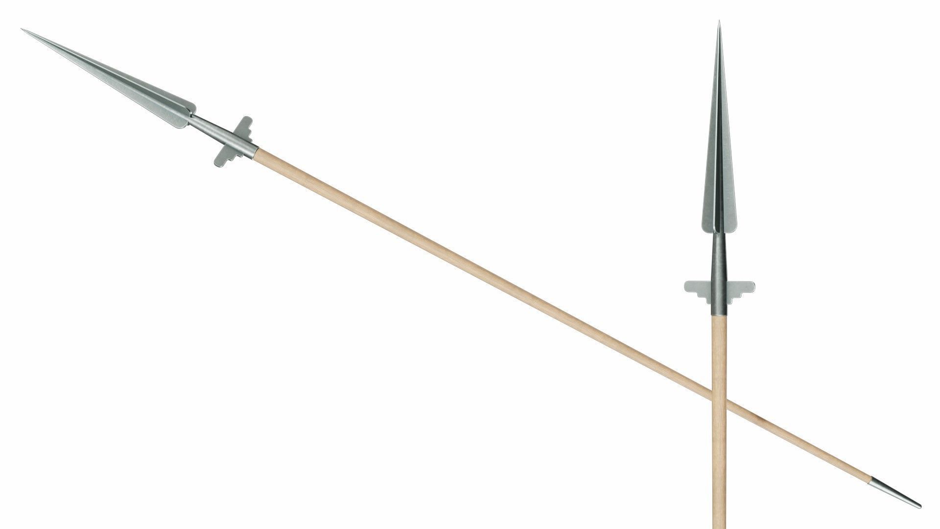Collection of 40 spears and halberds 3D model_26