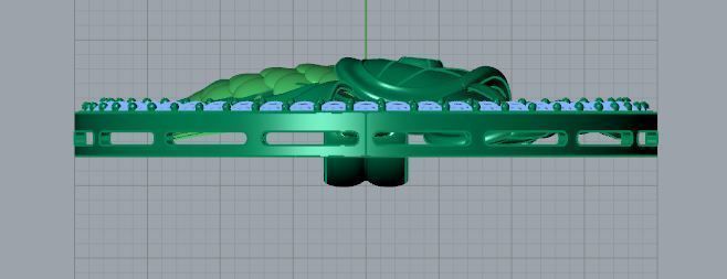 carp pendant 1 3D model_1