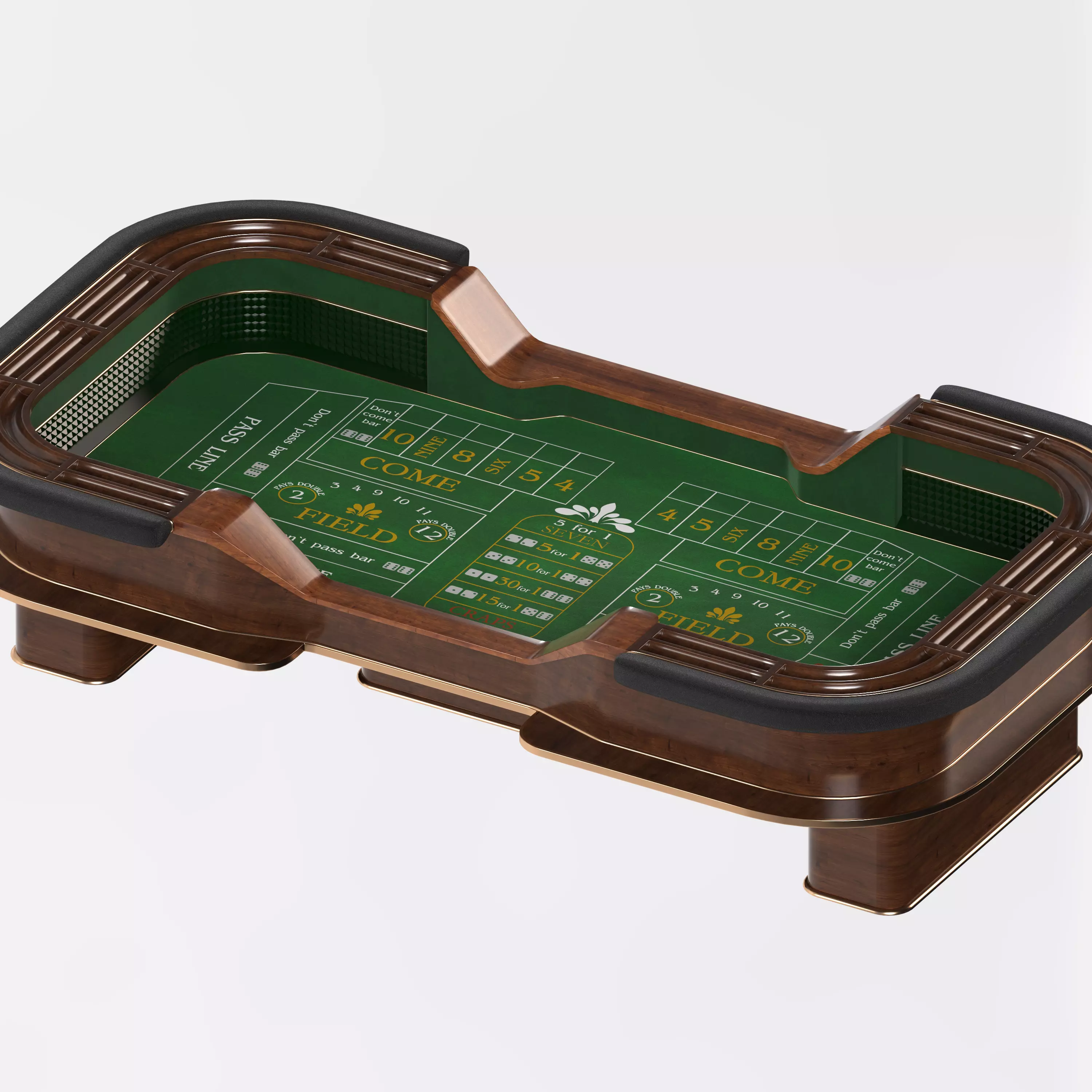 Casino Craps Table 3D model_0