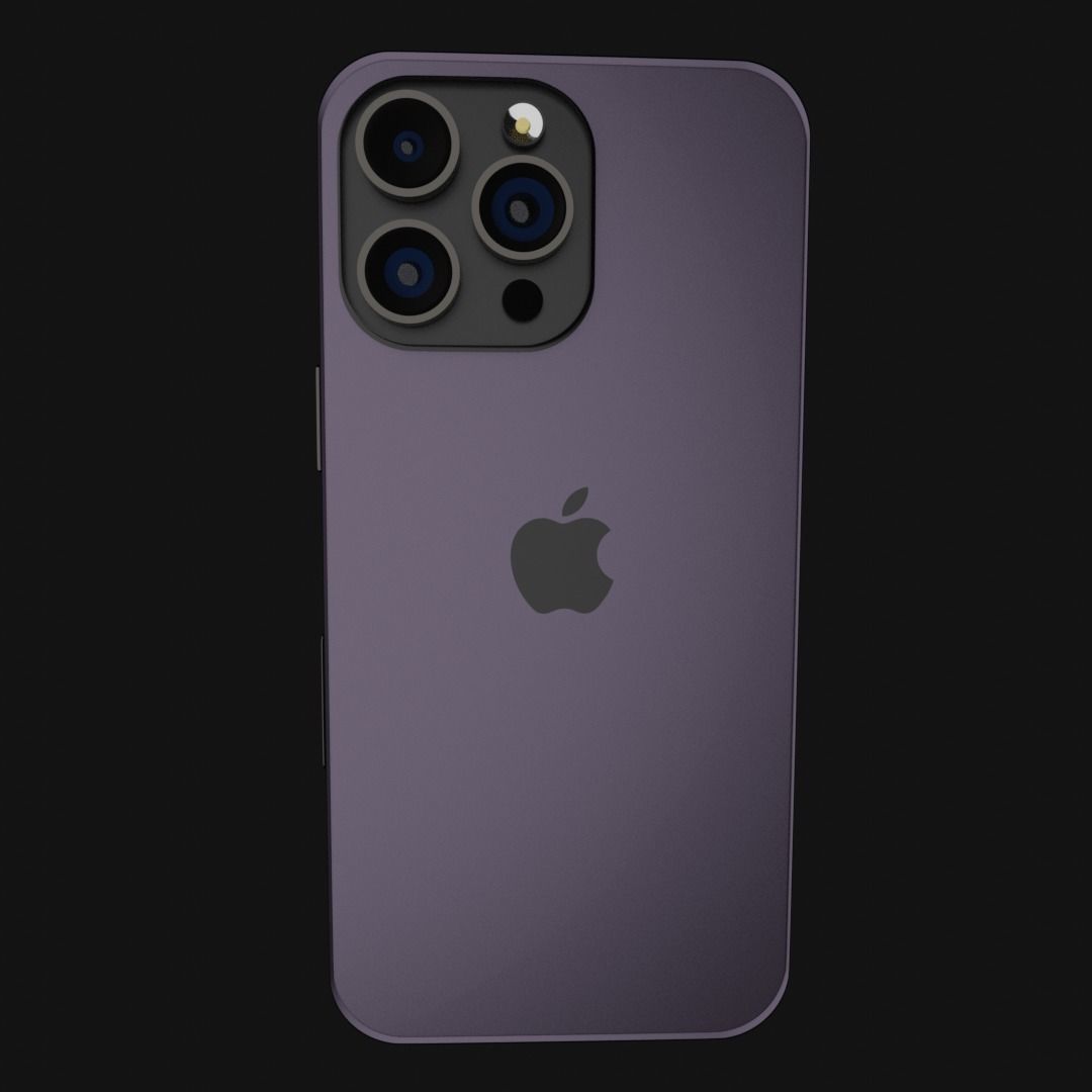 Iphone 14 Pro 3D model_5