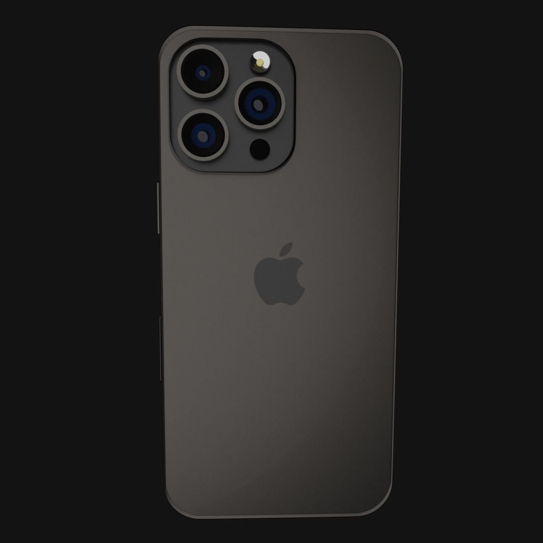 Iphone 14 Pro 3D model_2