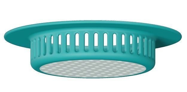 PVC Kitchen Sink Strainer 3D model_3