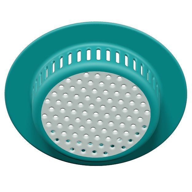 PVC Kitchen Sink Strainer 3D model_1