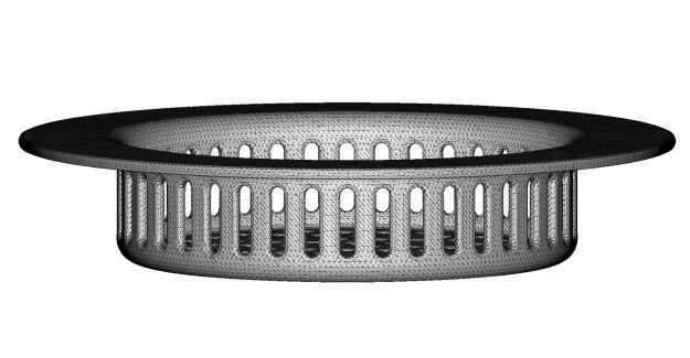 PVC Kitchen Sink Strainer 3D model_6