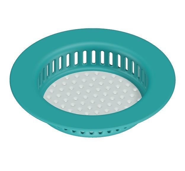 PVC Kitchen Sink Strainer 3D model_2