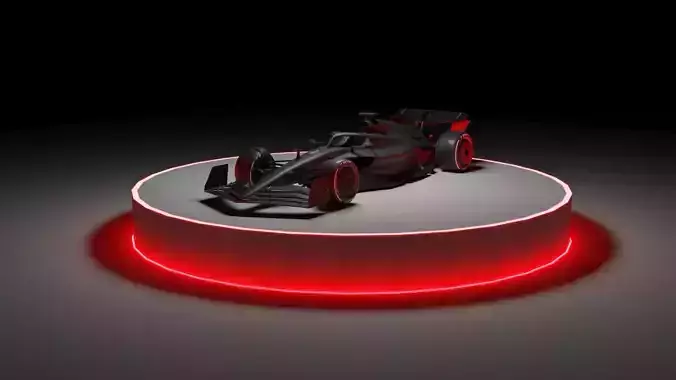 F1 2023 3D model Free low-poly 3D model