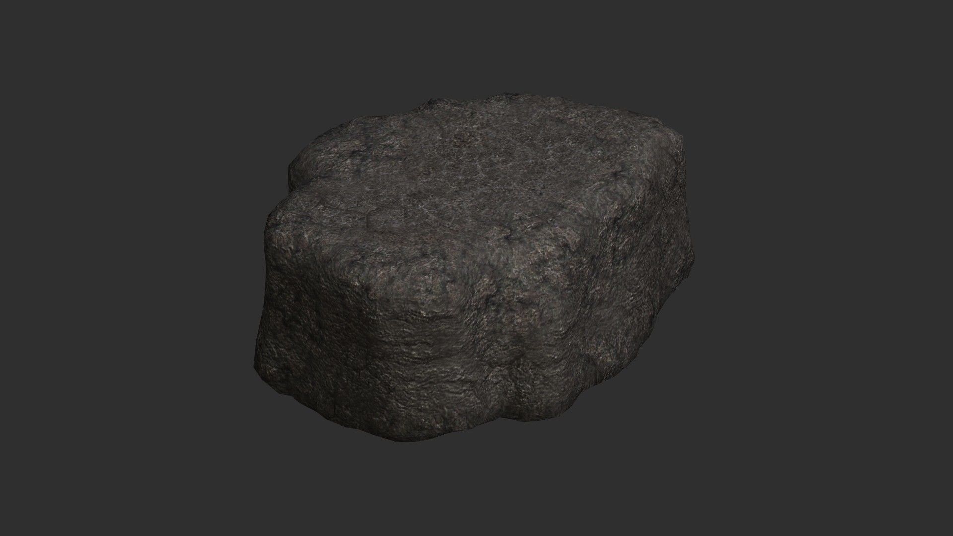 Cave Platform 1 - 4 Combo - Base Low-poly 3D model_19