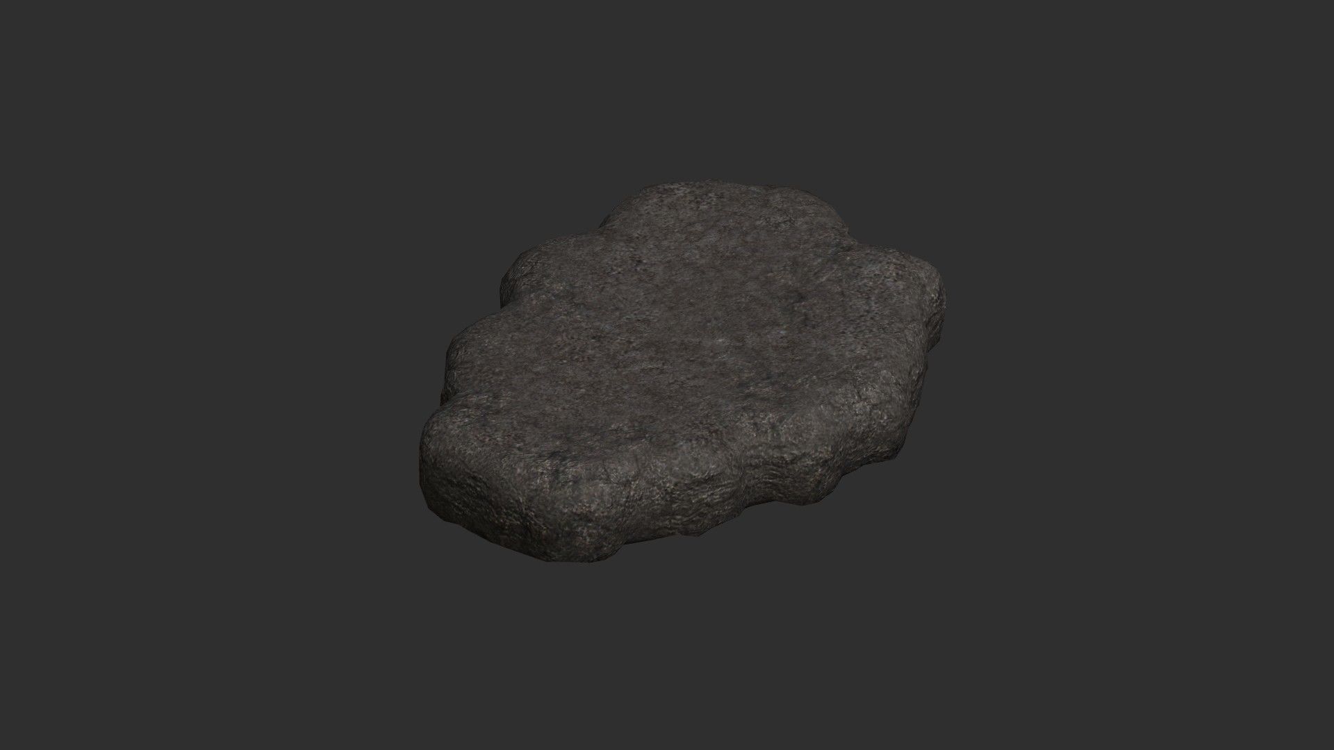 Cave Platform 1 - 4 Combo - Base Low-poly 3D model_11
