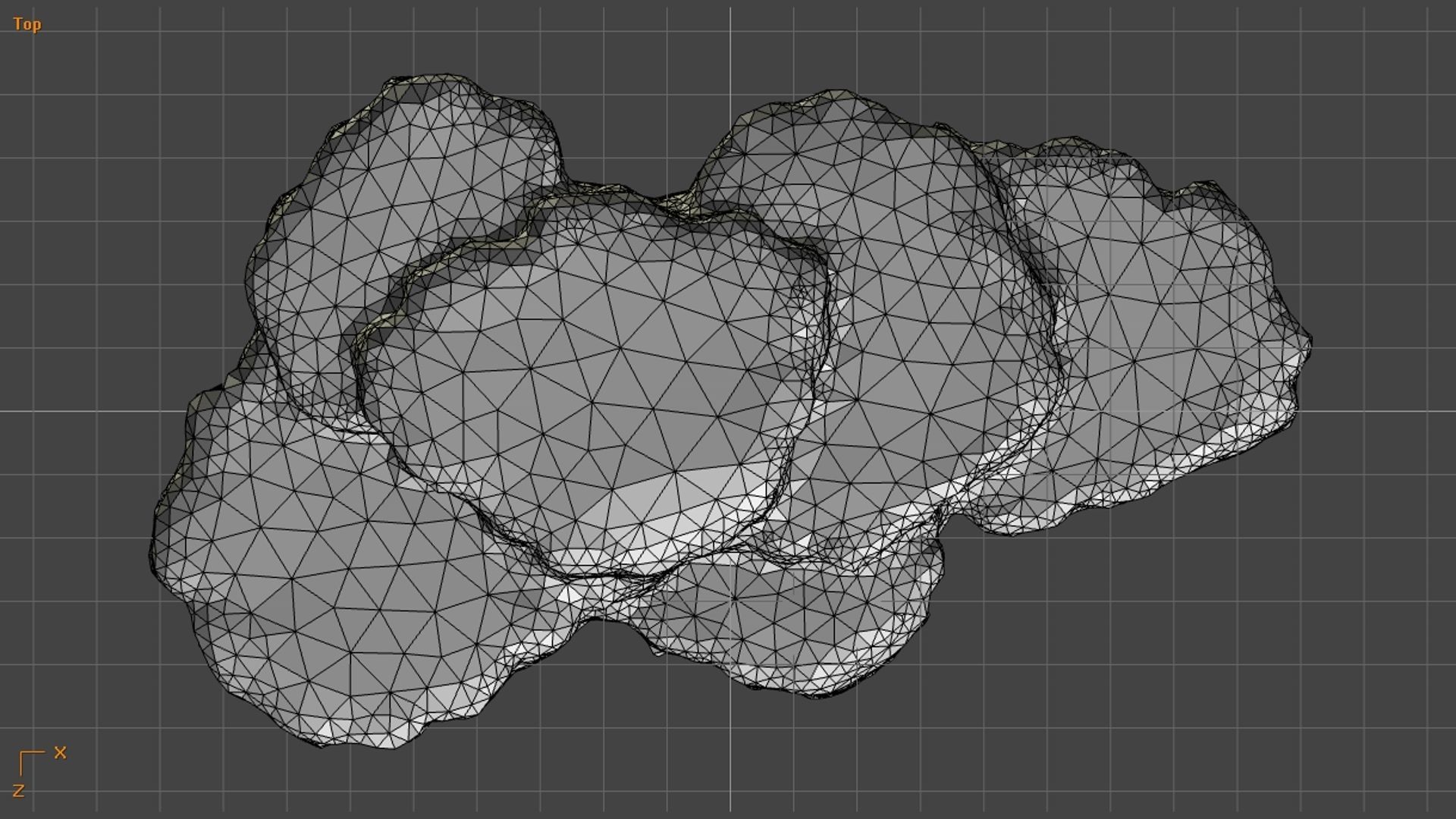 Cave Platform 1 - 4 Combo - Base Low-poly 3D model_29