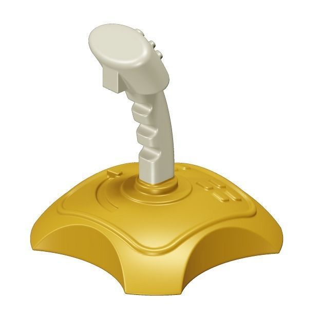 Baby Gamepad Toy 3D model_3