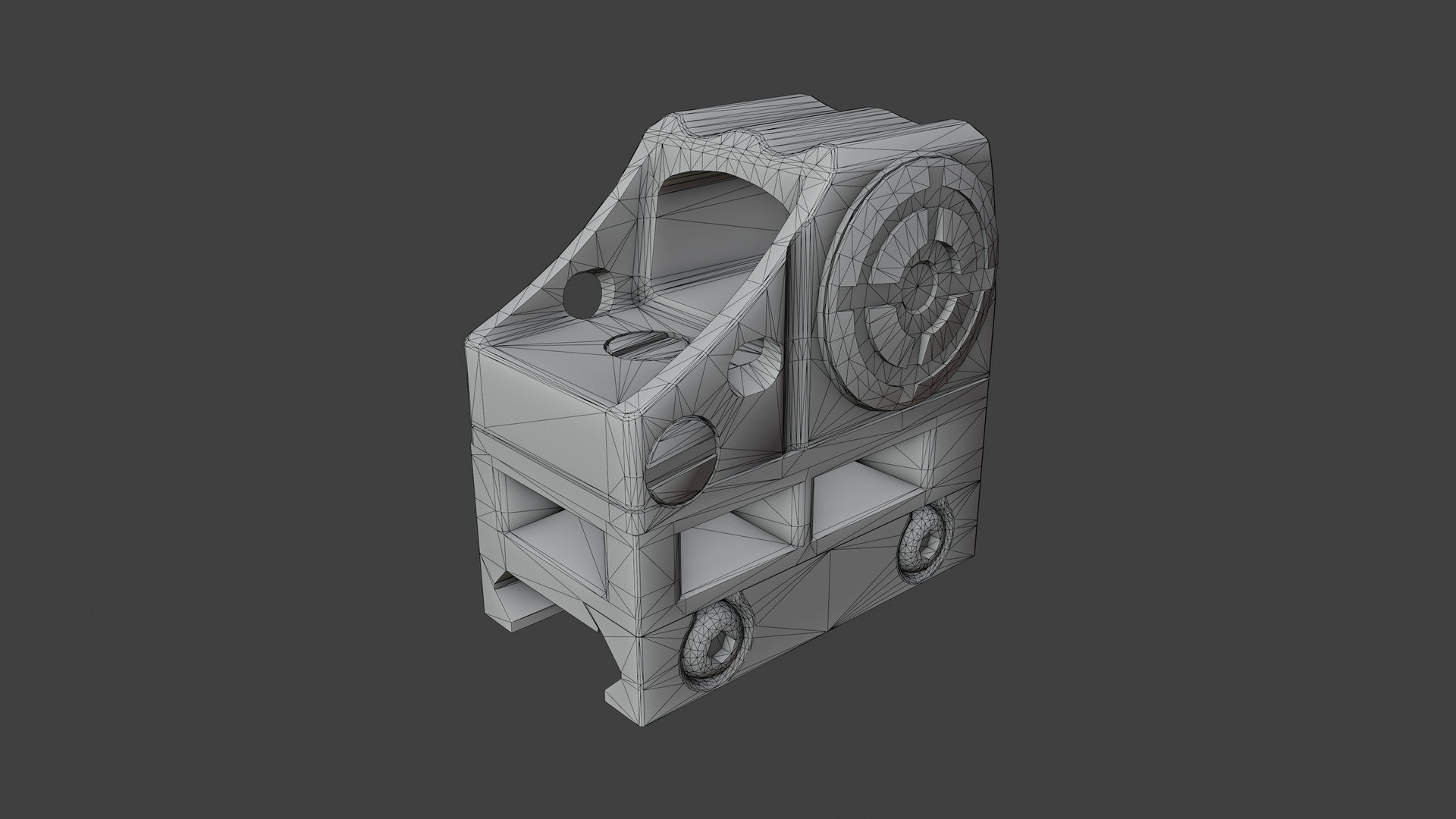 Shield CQS Low-poly 3D model_5