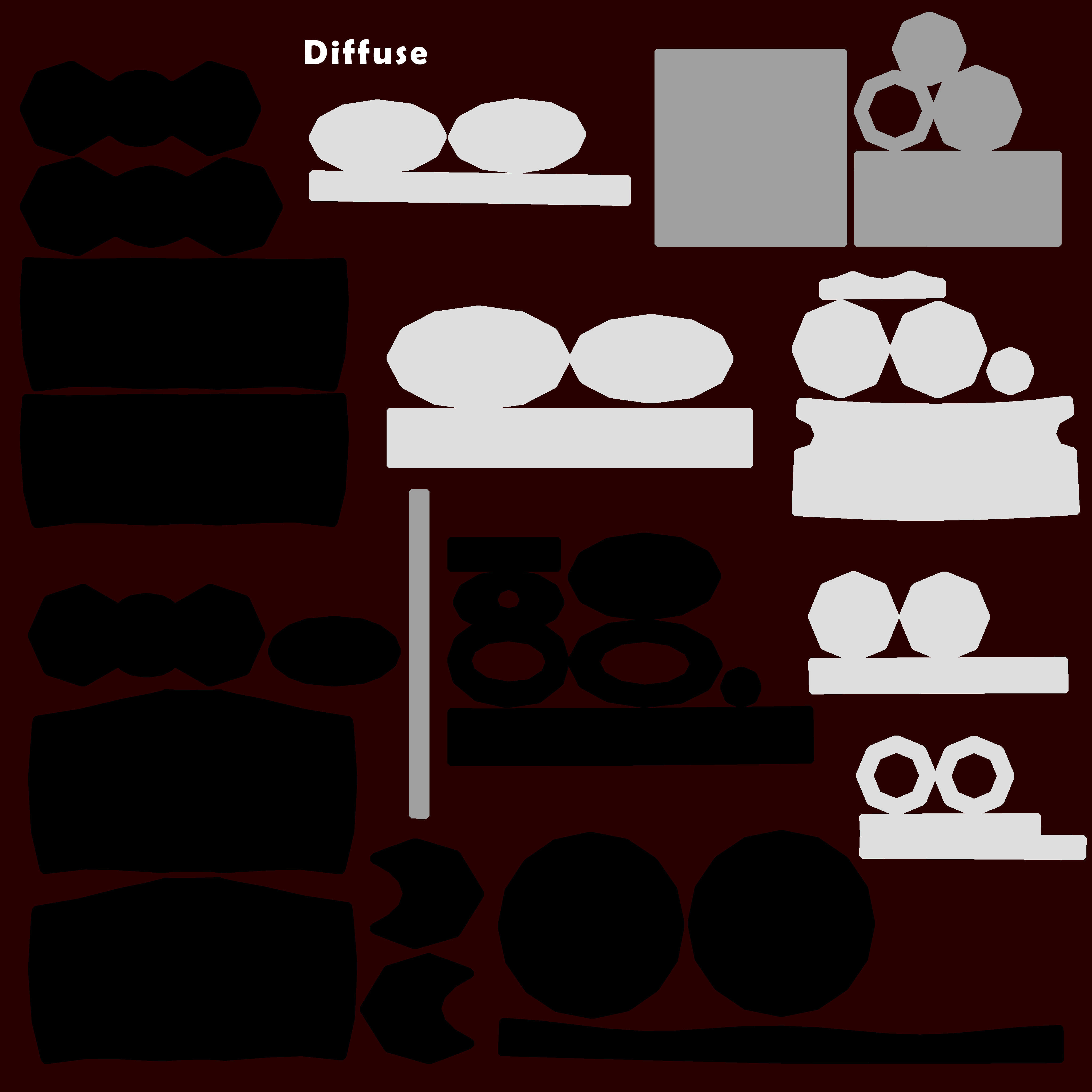 Perfume Bottle Low-poly 3D model_6