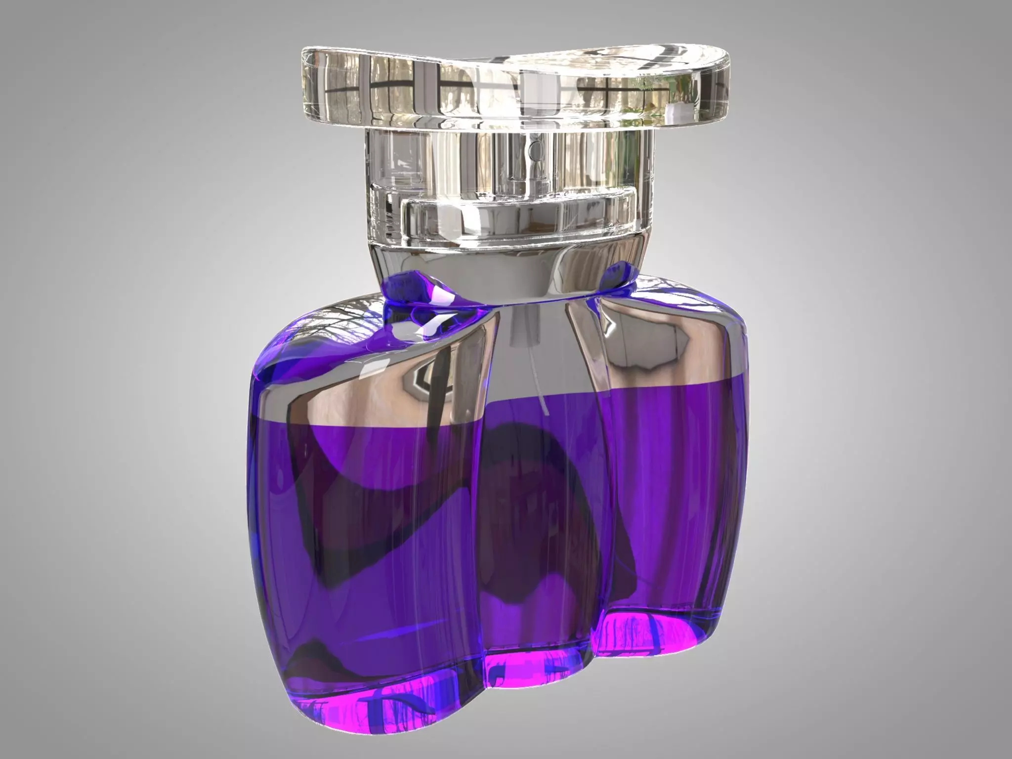 Perfume Bottle Low-poly 3D model_0