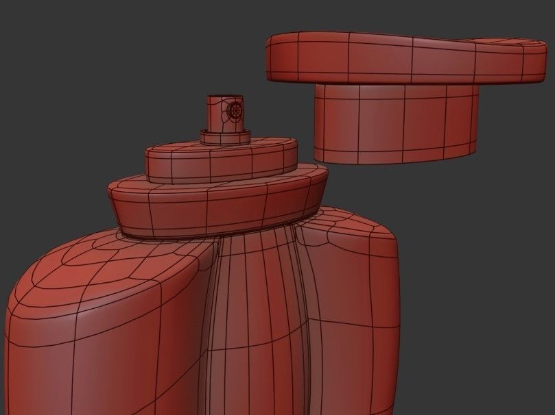 Perfume Bottle Low-poly 3D model_3