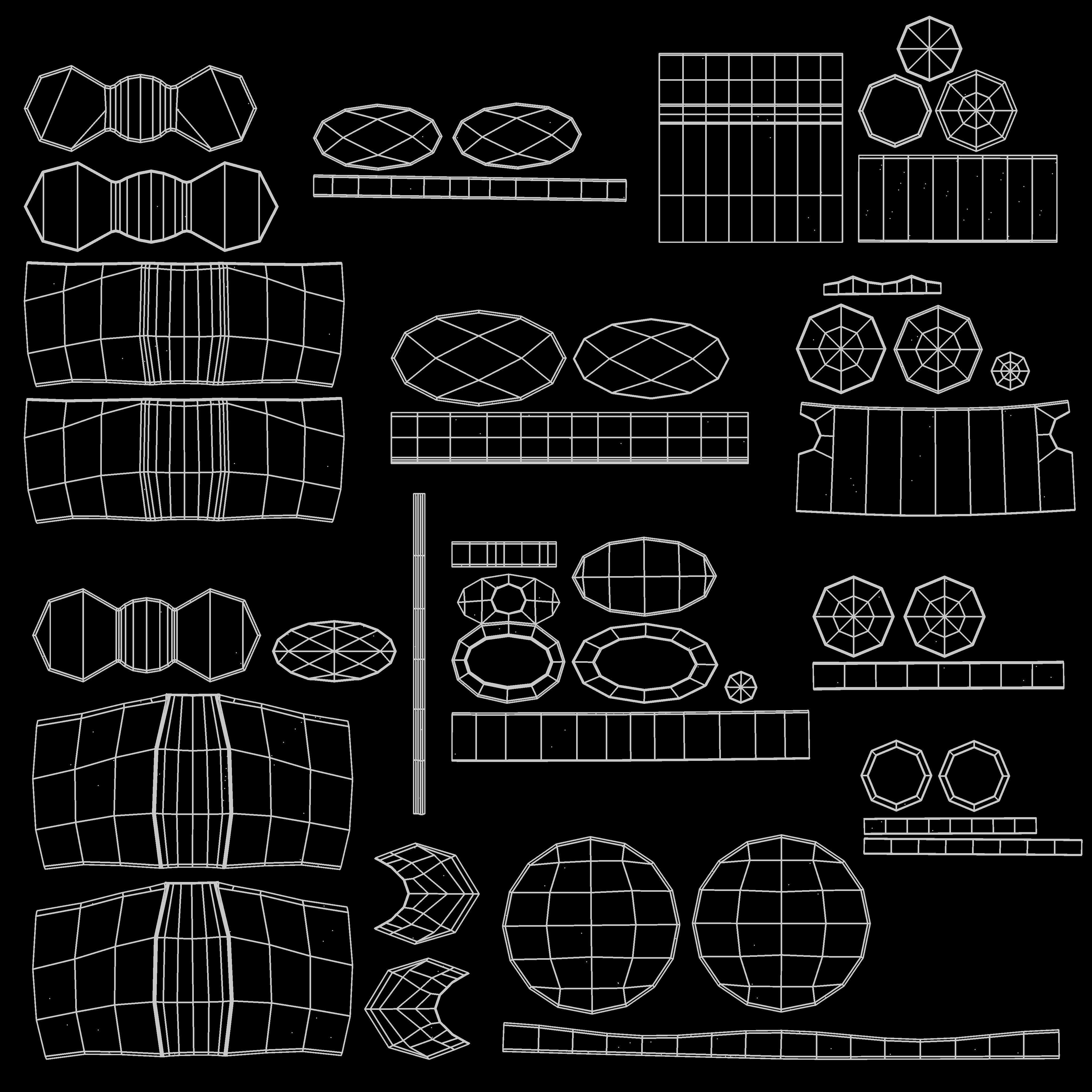 Perfume Bottle Low-poly 3D model_12