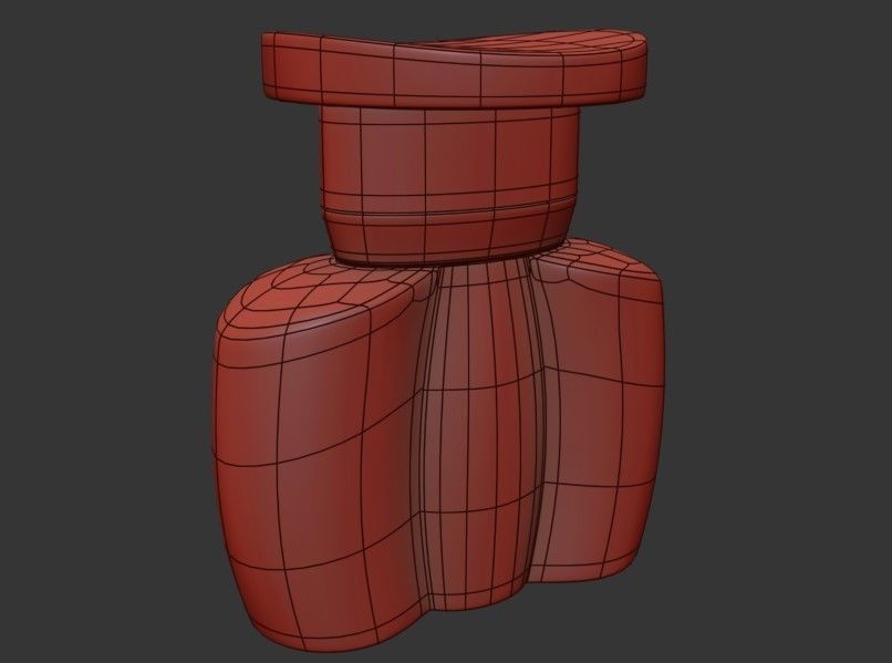Perfume Bottle Low-poly 3D model_1
