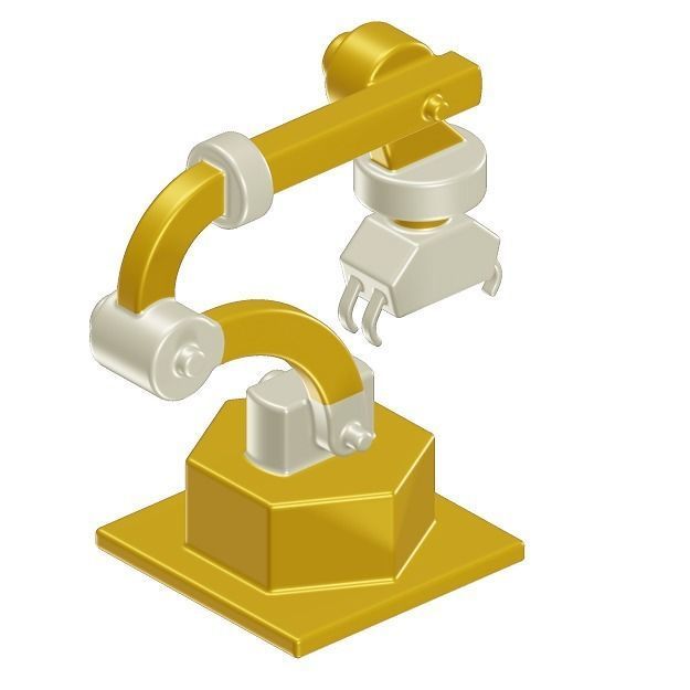 Kids Industrial Robot Toy 3D model_3