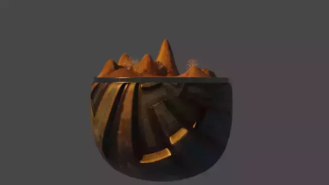 Float Island - Sci-fi Desert