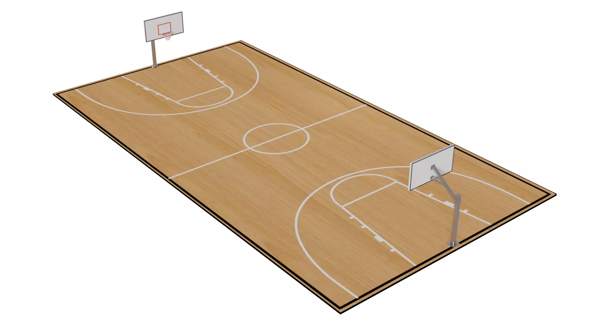 Basketball Court 3D model