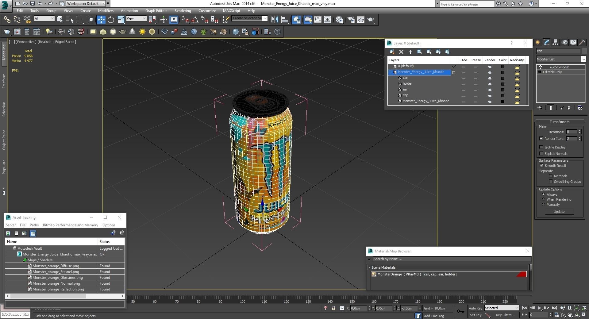 Monster Energy Juice Khaotic 3D model_15
