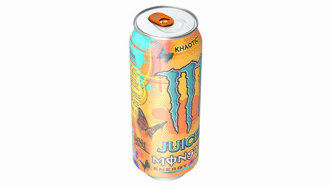 Monster Energy Juice Khaotic 3D model 2