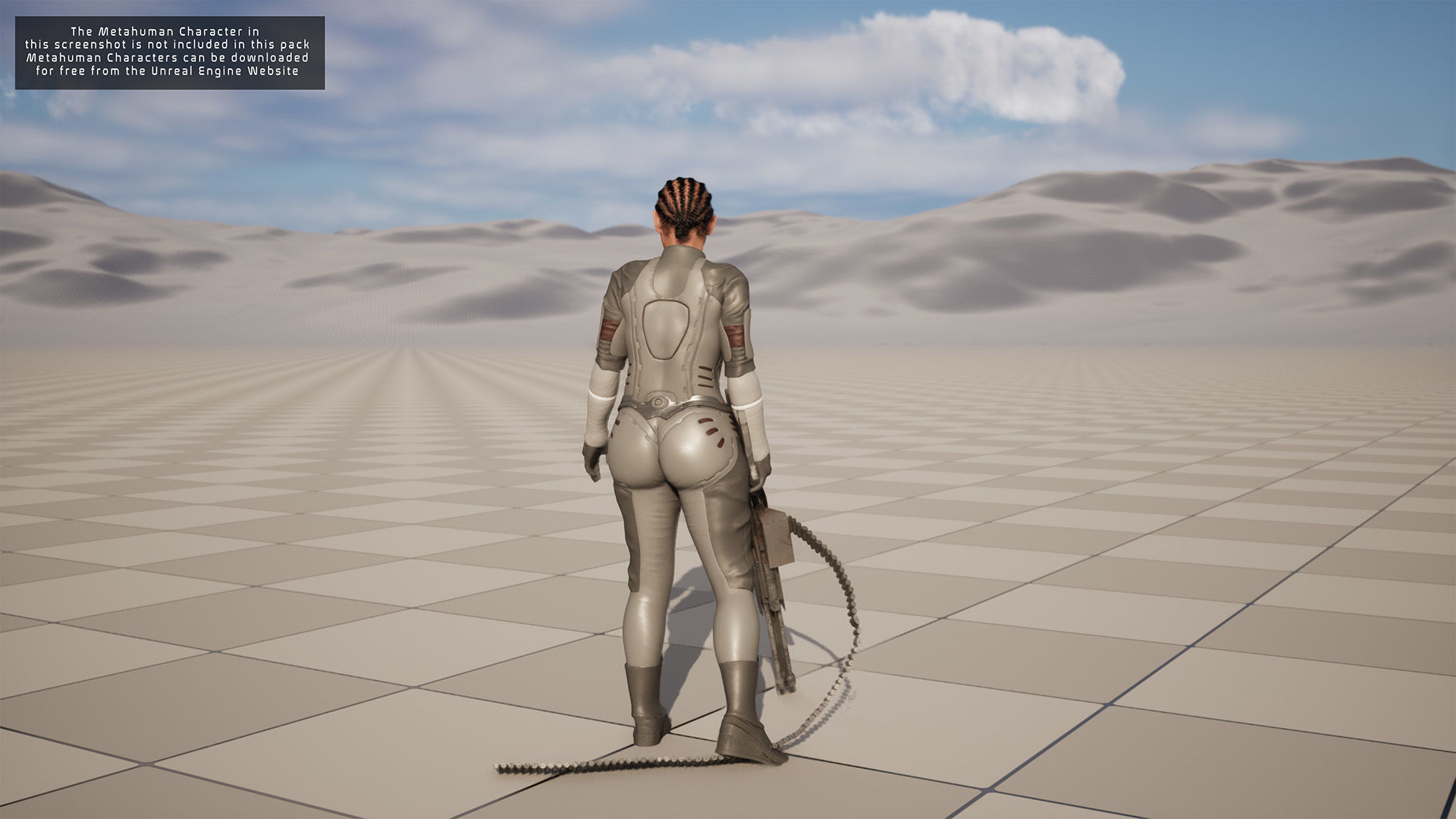 Modular Sci-Fi Warriors Low-poly 3D model_24