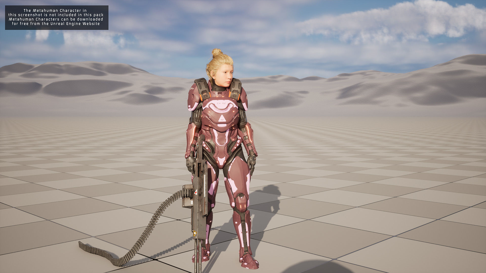 Modular Sci-Fi Warriors Low-poly 3D model_15