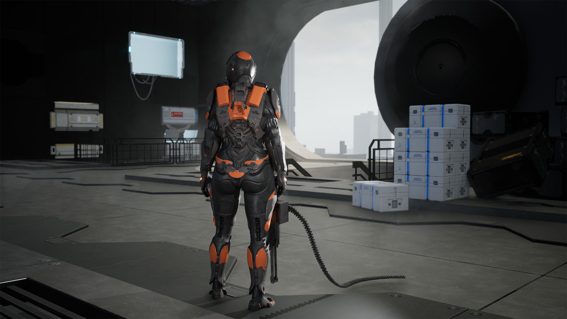 Modular Sci-Fi Warriors Low-poly 3D model_5