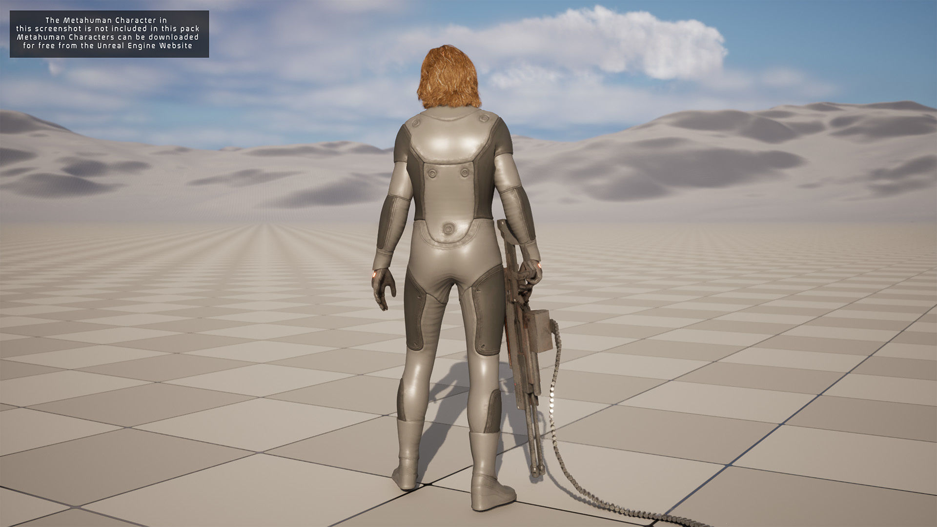 Modular Sci-Fi Warriors Low-poly 3D model_16