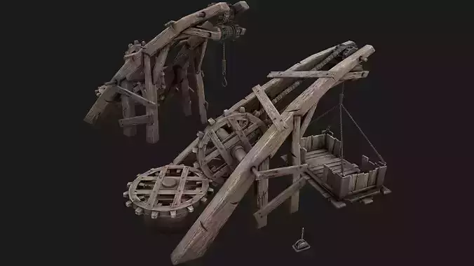Steampunk Crane Lift 