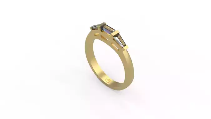 Woman Solitaire Ring 898