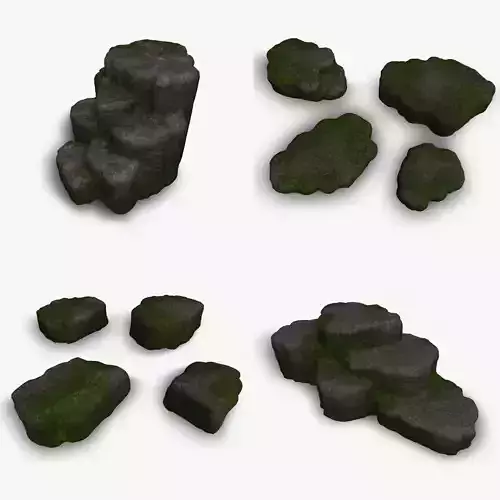 Cave Platform 1- 4 Combo - Moss 1