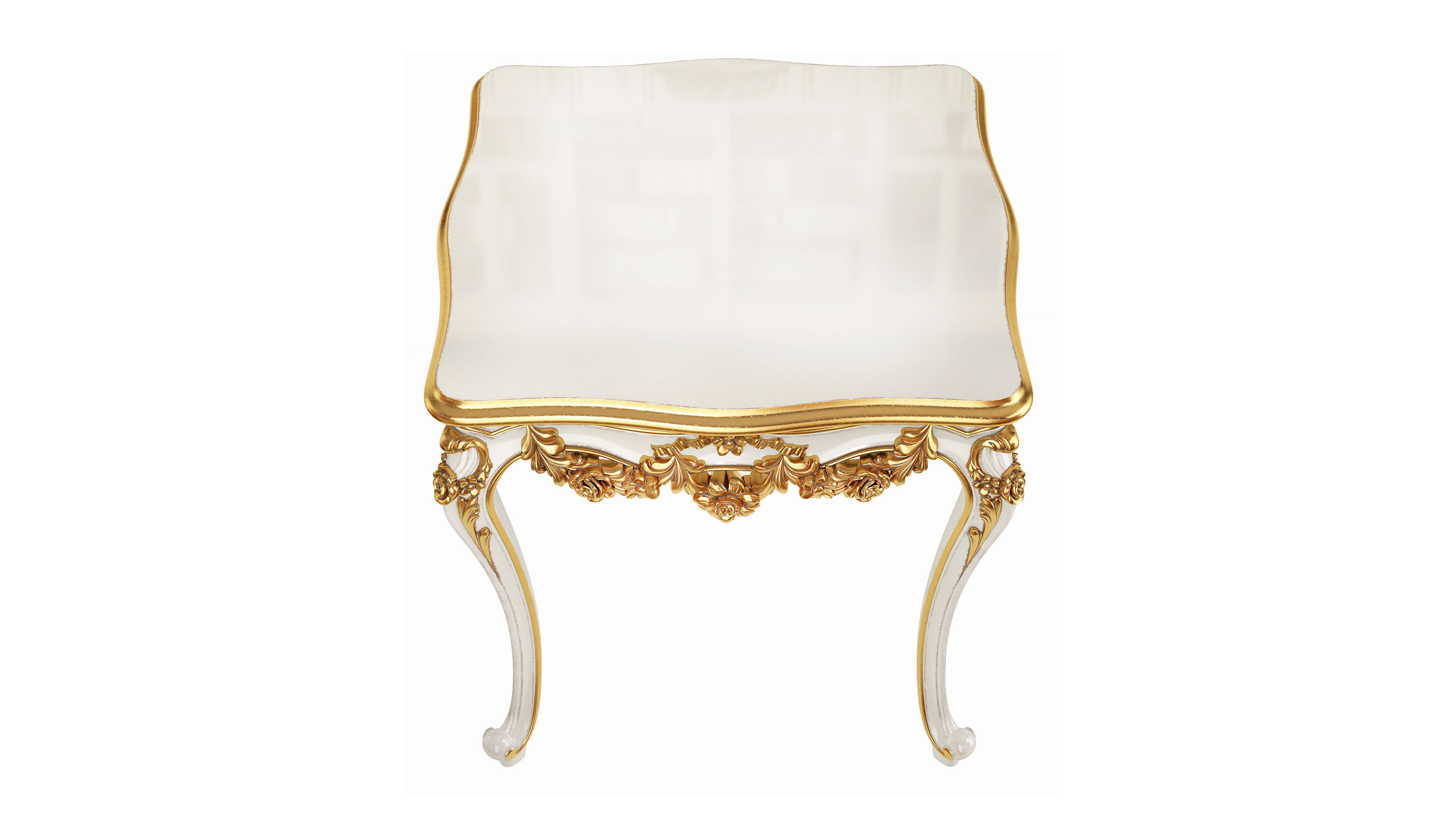 Classic coffe table 004 3D model_4