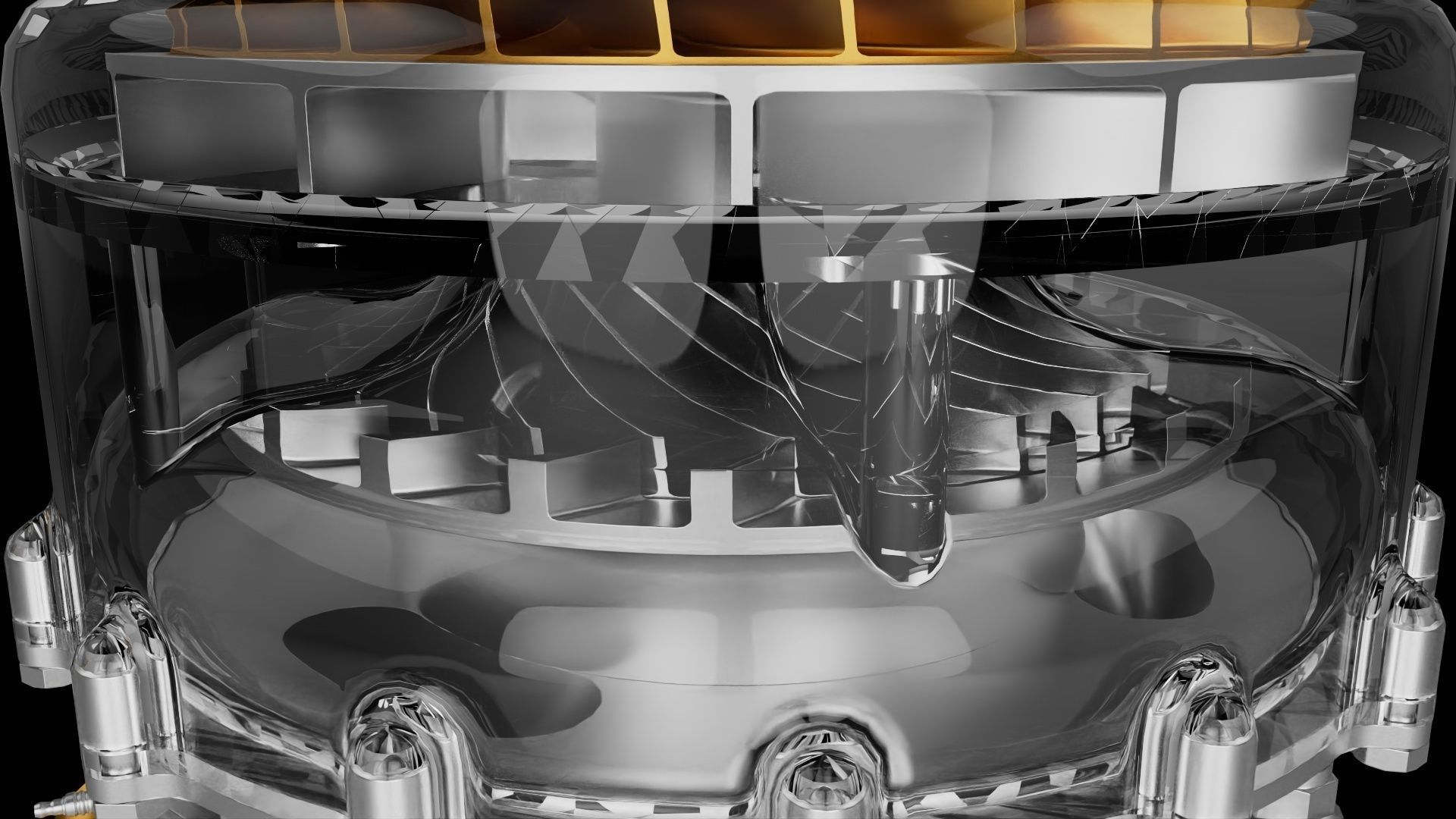 Two stroke rotary engine 3D print model_5