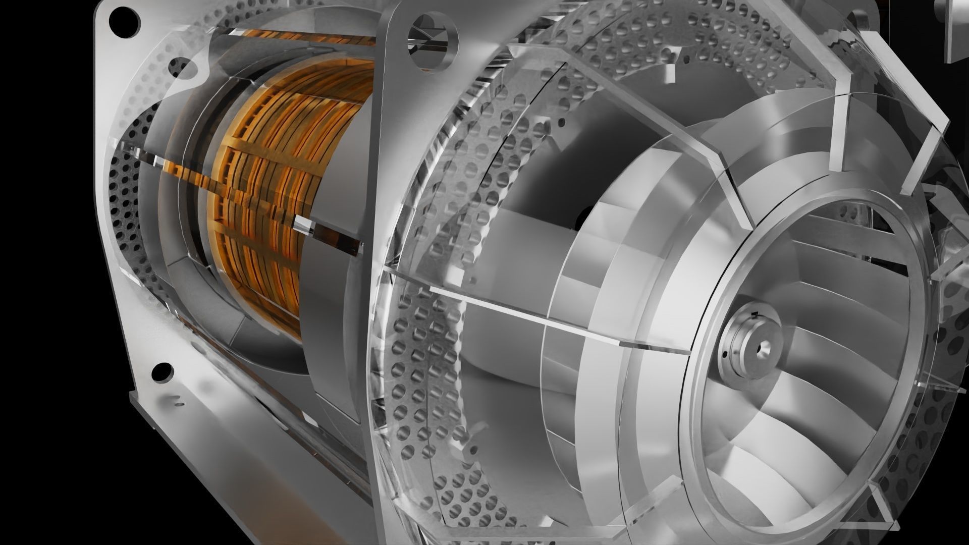 480kw-shaft 3D print model_5