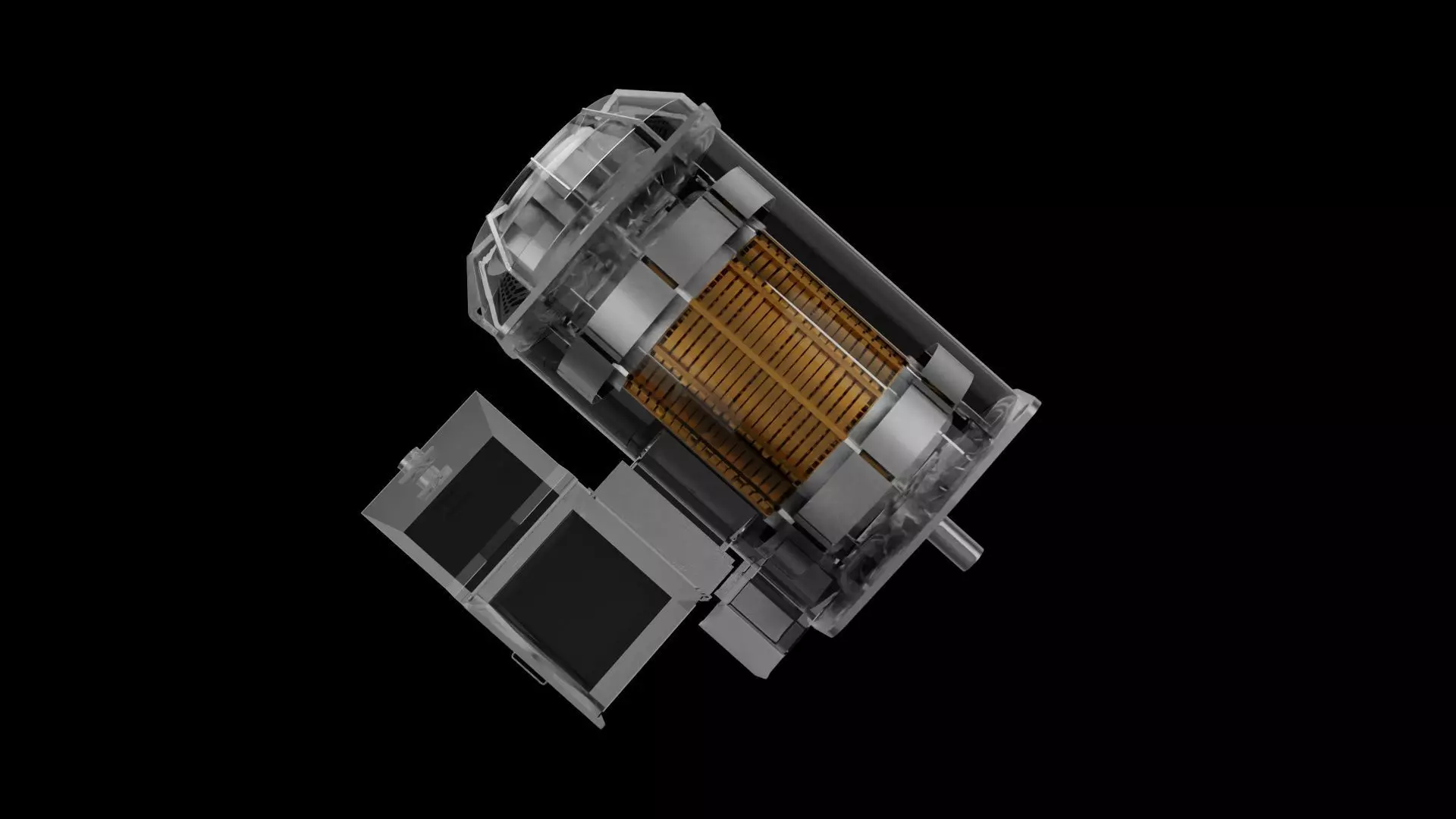 480kw-shaft 3D print model_0