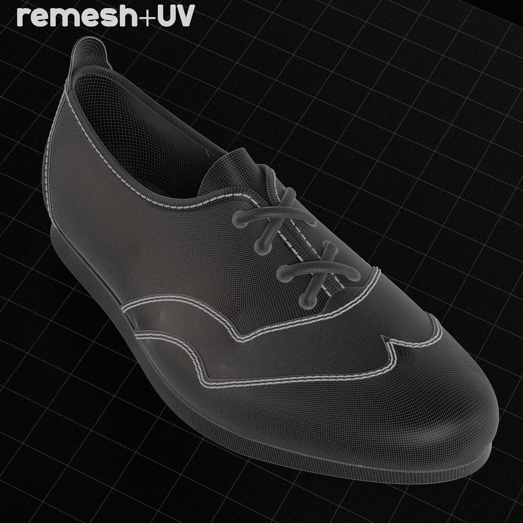 Dance shoes 3D model_8