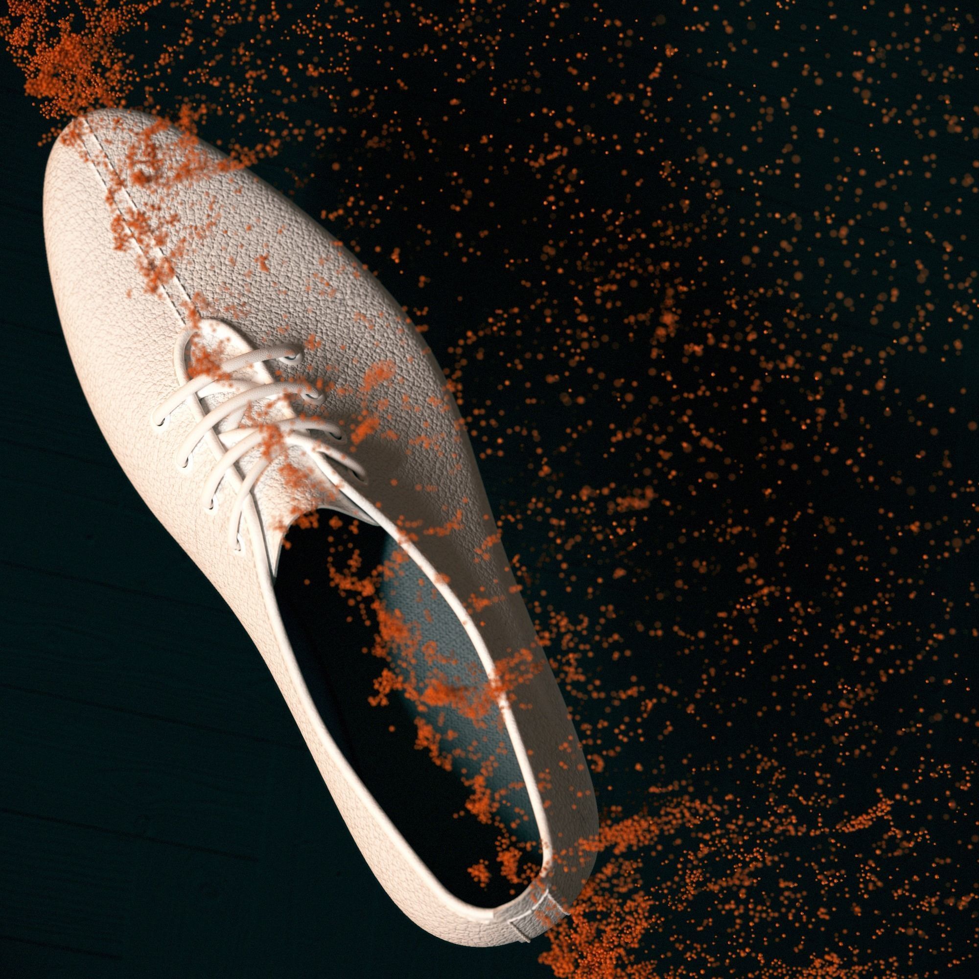 Dance shoes 3D model_6