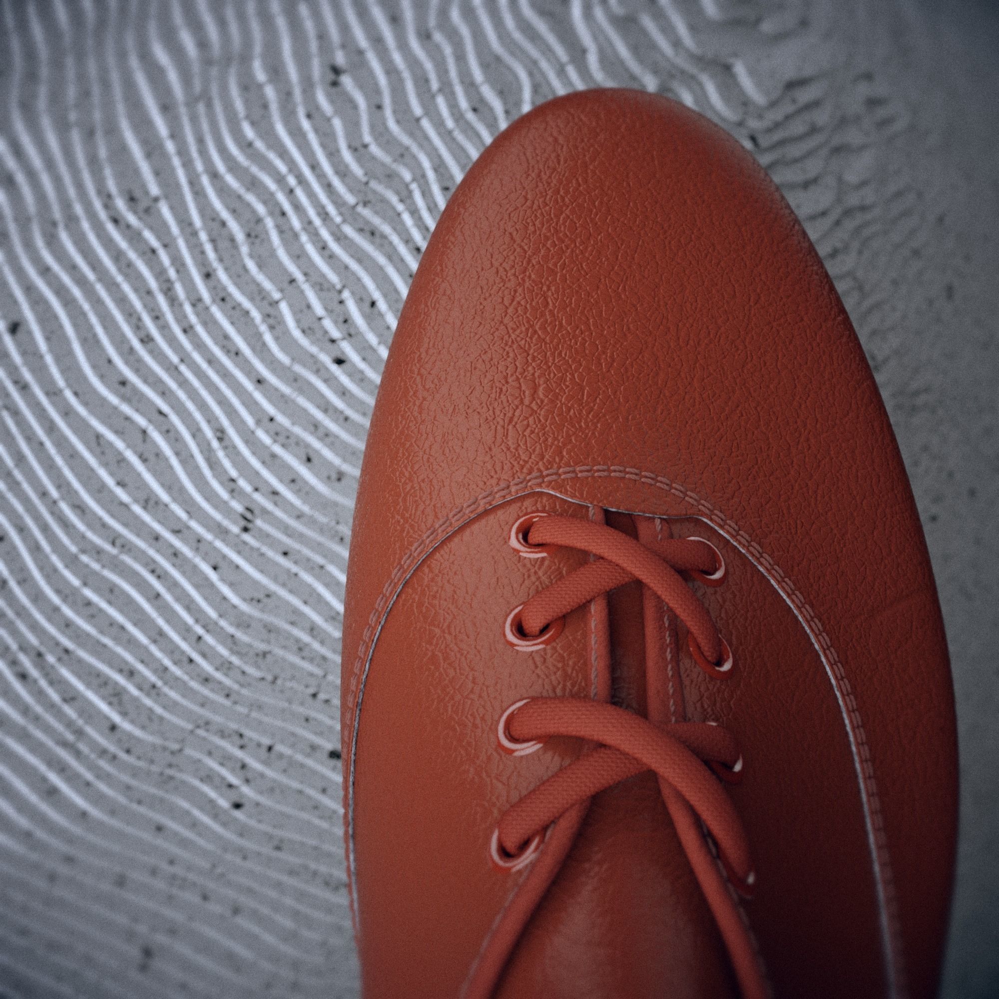 Dance shoes 3D model_3