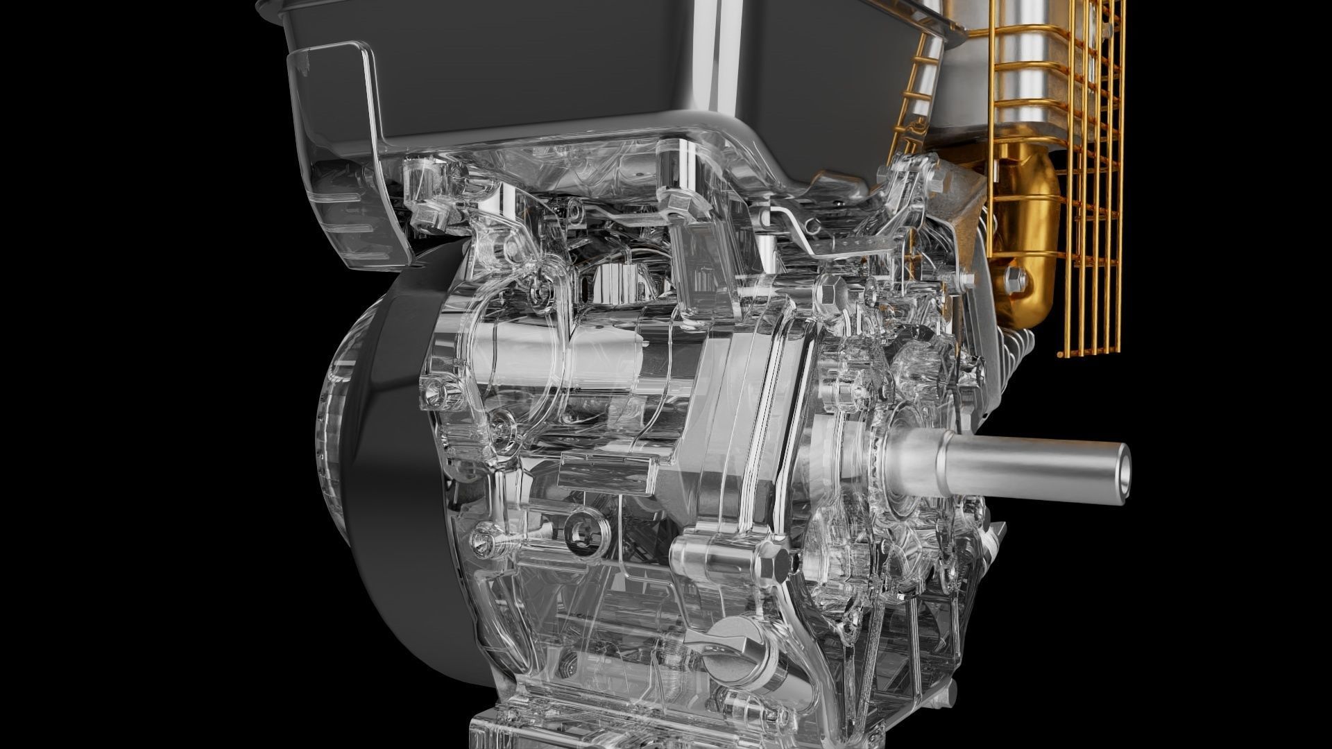 19n 5qt tank wire grd 3D print model_1