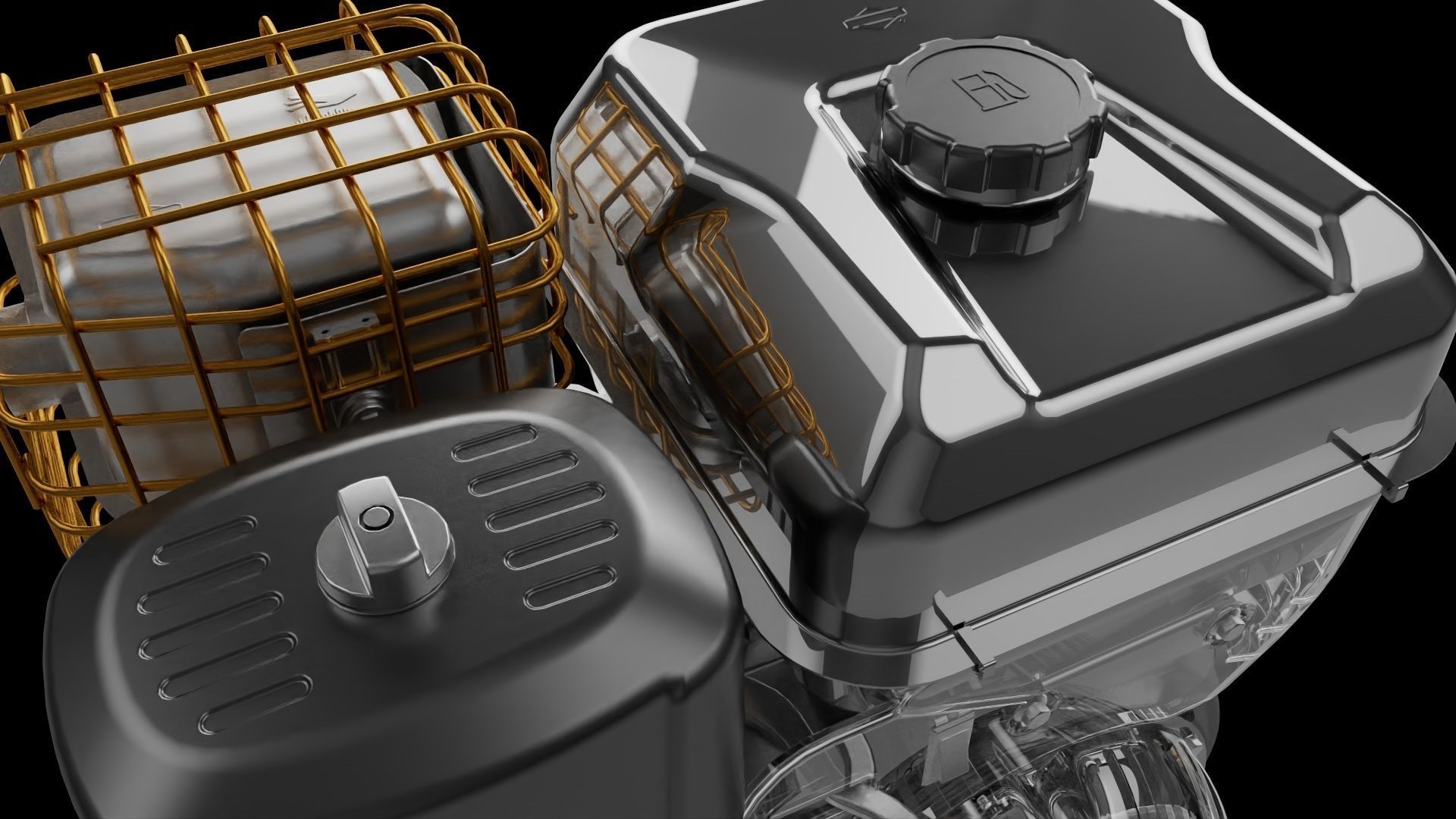 19n 5qt tank wire grd 3D print model_6