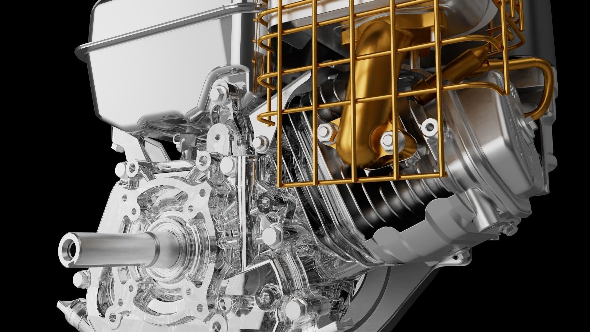 19n 5qt tank wire grd 3D print model_7